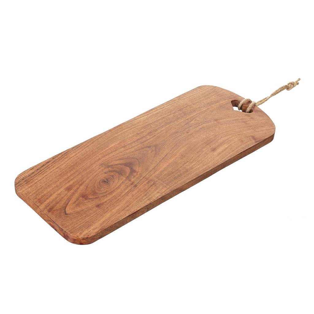 mango wood chopping board with cut out heart by ella james