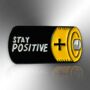 Small Stay Positive Battery Enamel Lapel Pin Badge, Mental Health Awareness, Supportive, Encouragement, Friendship Gift, thumbnail 3 of 8