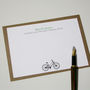 Personalised Bicycle Notecards, thumbnail 3 of 4