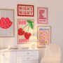 Bon Appetit Cherry Kitchen Wall Art Print, thumbnail 6 of 7