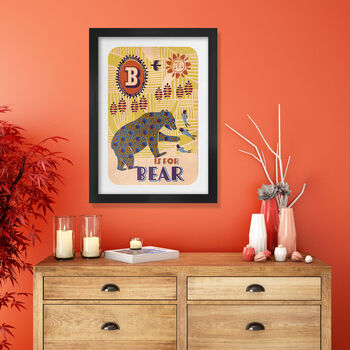 B Is For Bear Poster Print, 2 of 2