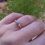 Sapphire And Diamond Engagement Ring, thumbnail 8 of 11