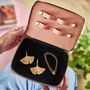 Leather Travel Jewellery Box For Mum, thumbnail 5 of 5