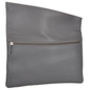 Silver And Winter White Leather Clutch, thumbnail 2 of 4