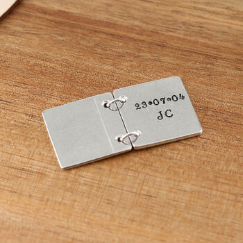 21st Birthday Keepsake Gift Pewter Mini Folding Card, 5 of 7