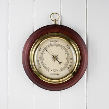 Customisable Wooden Barometer Dial, 2 of 5