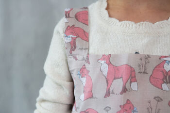 Kids Pinafore Apron | Printed Cotton Crossback, 3 of 12