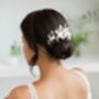 Alyssa Floral Wedding Hair Comb, thumbnail 2 of 7