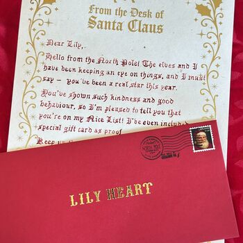 Personalised Santa Letter For Christmas, 3 of 6