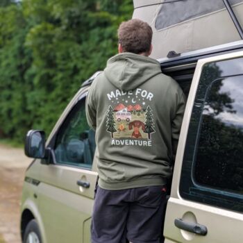 Personalised Made For Adventure Dog Lover Hoody, 2 of 12