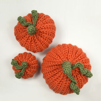 Pumpkin Trio Crochet Kit, 5 of 10