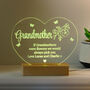 Personalised Floral Heart LED Night Light, thumbnail 8 of 8