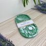 Emerald Green Oval Trinket Tray Dish, thumbnail 1 of 5