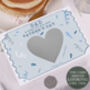 Personalised Father's Day Gift Scratch Voucher With Blue Marble Design, thumbnail 2 of 3