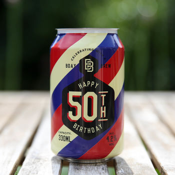 50th Birthday Brew Craft Beer Gift Pack, 2 of 5