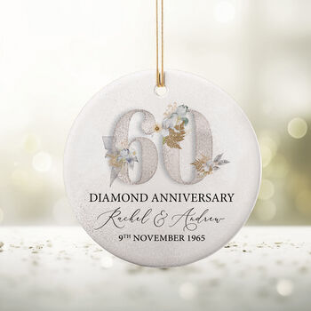 60th Diamond Wedding Celebration Keepsake, 2 of 4