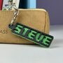 Block Mining Personalised Name Keyring, thumbnail 4 of 4