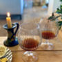 Set Of Two Ripple Brandy Glasses, thumbnail 3 of 5