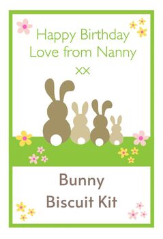 Bunny Rabbit Biscuit Baking Kit, 5 of 5