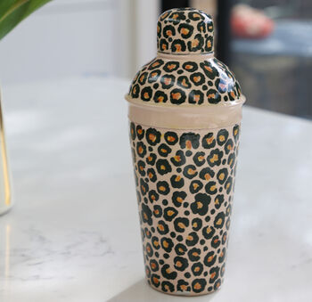 Leopard Print Cocktail Shaker, 3 of 4