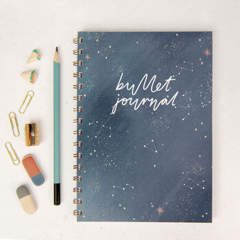 Peaceful Night Personalised Bullet Journal, 11 of 11