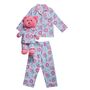 Alisa Pyjama Set With Matching Teddy Bear Set, Lnm 658, thumbnail 1 of 2