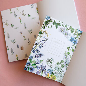 Inky Wildflower Eco Notebook, 11 of 11