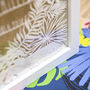 Personalised First Anniversary Tropical Paper Cut, thumbnail 5 of 9