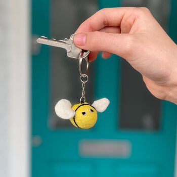 Felt Bee Keyring, 2 of 2