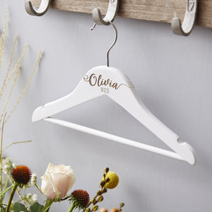 Personalised New Baby Wooden Hanger By Sophia Victoria Joy Personalised New Baby Wooden Hanger By Sophia Victoria Joy Notonthehighstreet