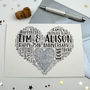 Personalised 25th Wedding Anniversary Love Sparkle Card, thumbnail 12 of 12