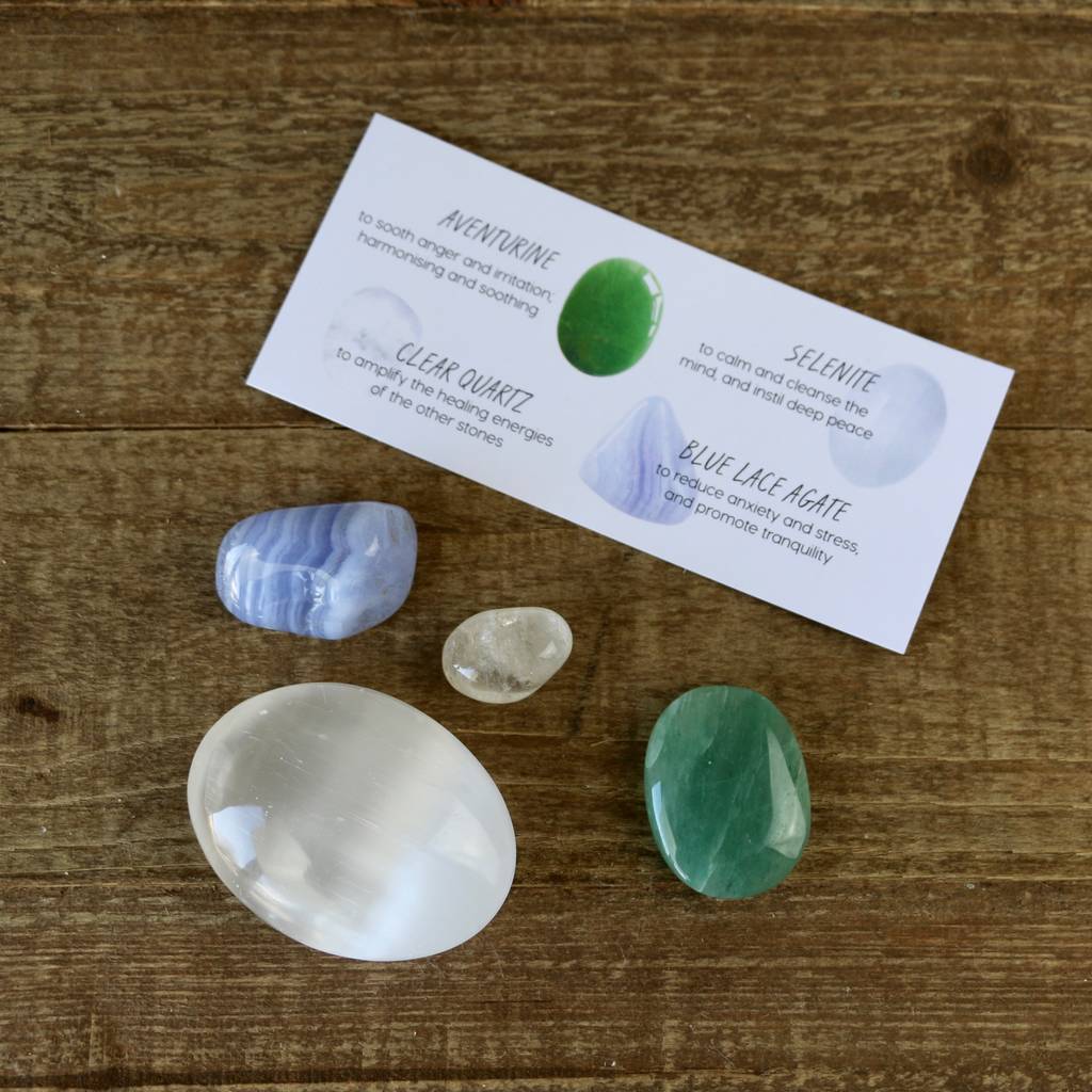 A Little Bag Of Calming Crystals By Signs For Life | notonthehighstreet.com