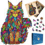 Wooden Cat Jigsaw Puzzles For Adults Xl 330 Piece, thumbnail 1 of 8