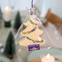 Chocolate Christmas Tree Decorations X5, thumbnail 2 of 7