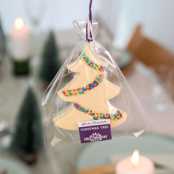 Chocolate Christmas Tree Decorations X5, 2 of 7