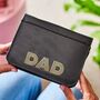 Dad Leather Playing Card Holder With Cards, thumbnail 3 of 5