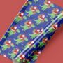 Santa Dinosaur Wrapping Paper, thumbnail 1 of 3