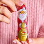 Set Of Three Christmas Chocolate Santas, thumbnail 1 of 1