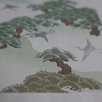 Delicate Japanese Pine Forest Print, 9 of 9