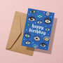 Evil Eye Birthday Card, thumbnail 1 of 3