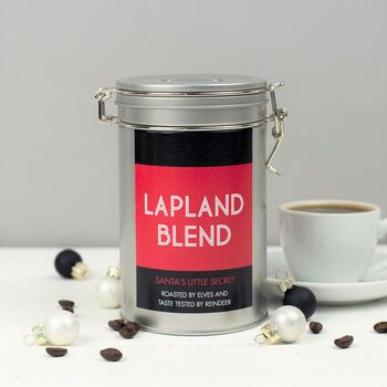 'Lapland Blend' Christmas Coffee Gift In Tin, 2 of 4