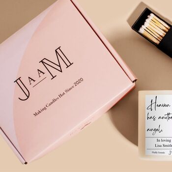 Personalised Baby Loss Candle Gift Set For Miscarriage, 3 of 6