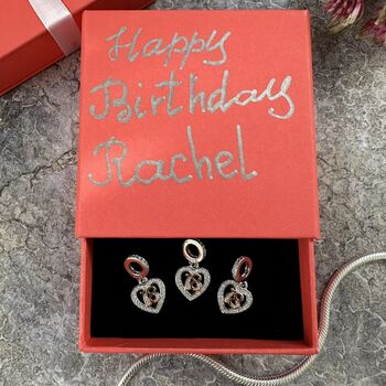 18th Birthday Charm Personalised Silver Bracelet Gift, 3 of 8