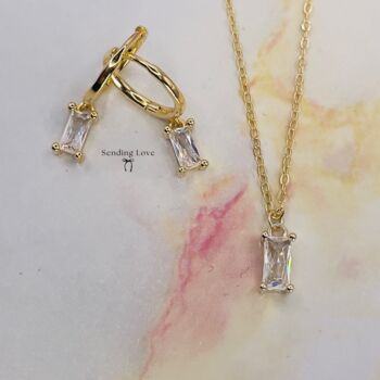 Earrings And Necklace Gift Set Christmas Gift For Her, 2 of 5