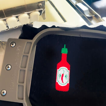 Sriracha Hot Sauce Embroidered T Shirt, 2 of 7