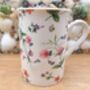 Set Of Six Straight Mugs In Assorted Floral Designs, thumbnail 5 of 10