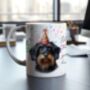 Personalised Wirehaired Dachshund Birthday Congratulations Party Mug, thumbnail 1 of 2