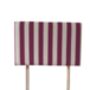 Hand Painted Upholstered Linen Headboard Stripe Print, thumbnail 9 of 12