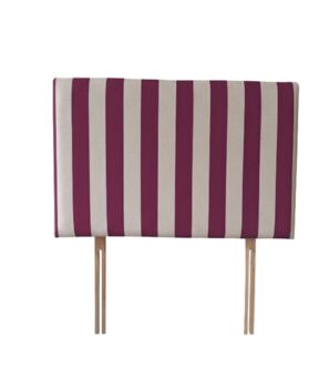 Hand Painted Upholstered Linen Headboard Stripe Print, 9 of 12