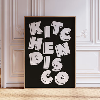 Kitchen Disco Print, 4 of 4